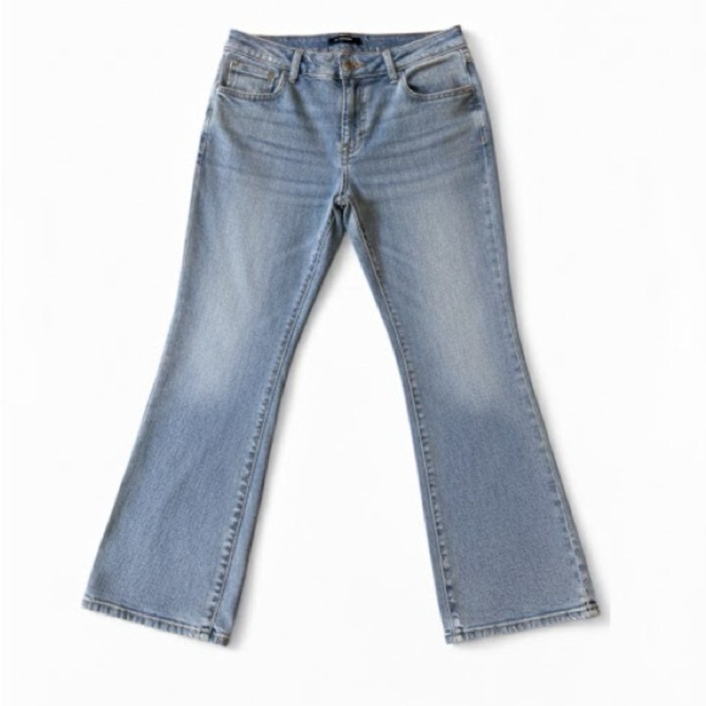 Hudson Los Angeles Straight Leg Jeans Premium Denim Size 14 EUC